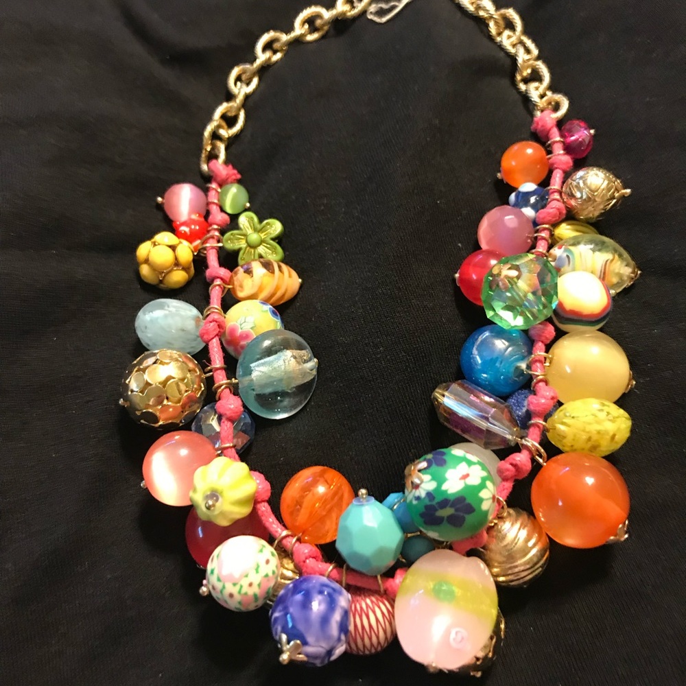 Colorful beaded necklace